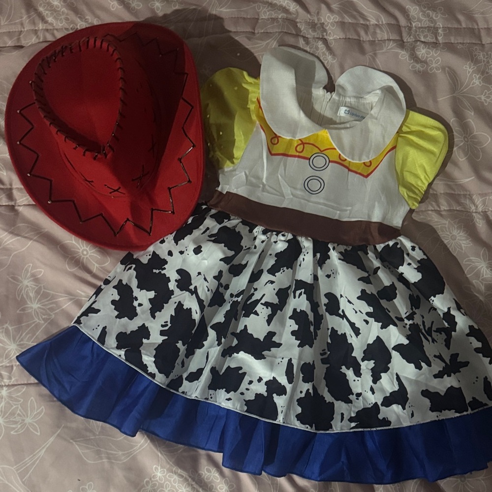 Cowgirl Costume Dress with Hat